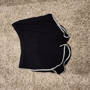 Black stretchy shorts